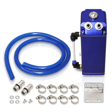 Load image into Gallery viewer, Universal 600ML Rectangular Oil Catch Can Tank 7"x3"x2.5" Blue