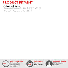 Load image into Gallery viewer, Universal 600ML Rectangular Oil Catch Can Tank 7"x3"x2.5" Red