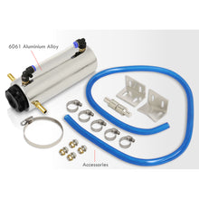 Load image into Gallery viewer, Universal 350ML Radiator Overflow Breather Tank (Chrome Body/Black Cap)