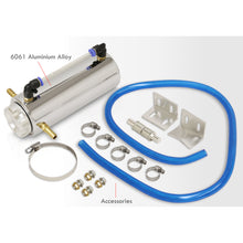 Load image into Gallery viewer, Universal 350ML Radiator Overflow Breather Tank (Chrome Body/Chrome Cap)