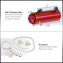 Load image into Gallery viewer, Universal 350ML Radiator Overflow Tank (Red Body/Red Cap)