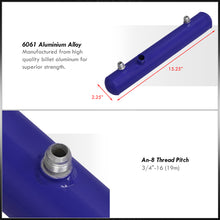 Load image into Gallery viewer, Universal 1 Liter / 34 oz 15" x 2" Cylinder Radiator Overflow Tank Blue