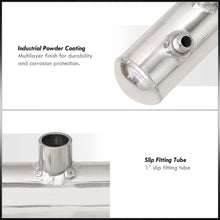 Load image into Gallery viewer, Universal 1 Liter / 34 oz 15" x 2" Cylinder Radiator Overflow Tank Polished