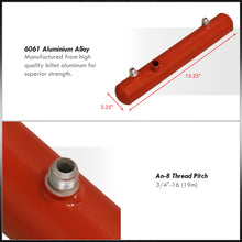 Load image into Gallery viewer, Universal 1 Liter / 34 oz 15" x 2" Cylinder Radiator Overflow Tank Red