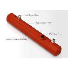 Load image into Gallery viewer, Universal 1 Liter / 34 oz 15" x 2" Cylinder Radiator Overflow Tank Red