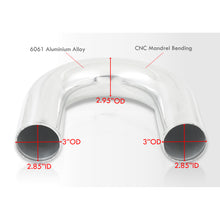 Load image into Gallery viewer, 3 inch 180 Degree U-Pipe