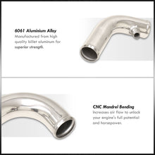 Load image into Gallery viewer, Mazda 3 2.0L 2004-2006 Bolt-On Aluminum Polished Piping Kit + Blue Couplers