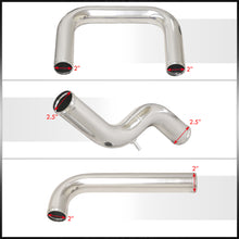 Load image into Gallery viewer, Honda Civic 1988-2000 / CRX 1988-1991 / Del Sol 1993-1997 / Acura Integra 1990-2001 Aluminum Piping Kit Polished (With SQV / SSQV Type BOV Flange)