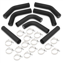 Load image into Gallery viewer, Universal 3" 8 Pieces Aluminum Piping Kit Black (x2 Straight / x2 90 Degree / x2 120 Degree / x2 135 Degree)