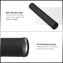 Load image into Gallery viewer, Universal 3" 8 Pieces Aluminum Piping Kit Black (x2 Straight / x2 90 Degree / x2 120 Degree / x2 135 Degree)