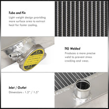 Load image into Gallery viewer, Jeep CJ5 1972-1983 / CJ6 1973-1975 / CJ7 1976-1986 3.8L 4.2L 5.0L Manual Transmission Aluminum Radiator