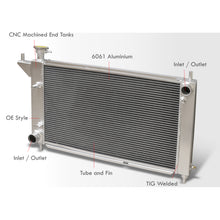 Load image into Gallery viewer, Ford Mustang 1994-1995 V6 3.8L V8 5.0L Manual Transmission Aluminum Radiator