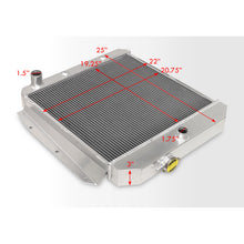 Load image into Gallery viewer, Chevrolet C/K Series 1955-1959 / GMC 100 150 1955-1959 3.8L L6 6.1L V8 Automatic & Manual Transmission Aluminum Radiator