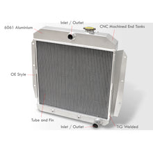 Load image into Gallery viewer, Chevrolet C/K Series 1955-1959 / GMC 100 150 1955-1959 3.8L L6 6.1L V8 Automatic & Manual Transmission Aluminum Radiator