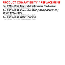 Load image into Gallery viewer, Chevrolet C/K Series 1955-1959 / GMC 100 150 1955-1959 3.8L L6 6.1L V8 Automatic & Manual Transmission Aluminum Radiator