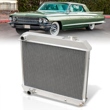 Load image into Gallery viewer, Cadillac Deville 1960-1965 / Eldorado 1960-1965 / Fleetwood 1960-1965 / Series 62 1960-1963 / Oldsmobile Starfire 1961-1962 / Super 88 1961-1962 Manual Transmission Aluminum Radiator