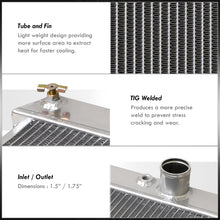 Load image into Gallery viewer, Cadillac Deville 1960-1965 / Eldorado 1960-1965 / Fleetwood 1960-1965 / Series 62 1960-1963 / Oldsmobile Starfire 1961-1962 / Super 88 1961-1962 Manual Transmission Aluminum Radiator