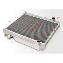 Load image into Gallery viewer, Cadillac Deville 1960-1965 / Eldorado 1960-1965 / Fleetwood 1960-1965 / Series 62 1960-1963 / Oldsmobile Starfire 1961-1962 / Super 88 1961-1962 Manual Transmission Aluminum Radiator