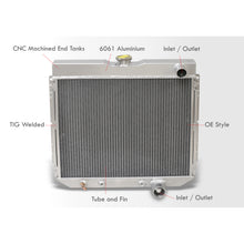Load image into Gallery viewer, Ford Mustang 1967-1969 / Torino 1968-1969 / LTD 1967-1968 302 351 390 428 429 V8 Automatic & Manual Transmission Aluminum Radiator