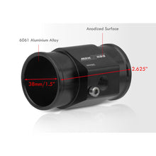 Load image into Gallery viewer, Universal 38mm Radiator Hose Temperature Sender Black