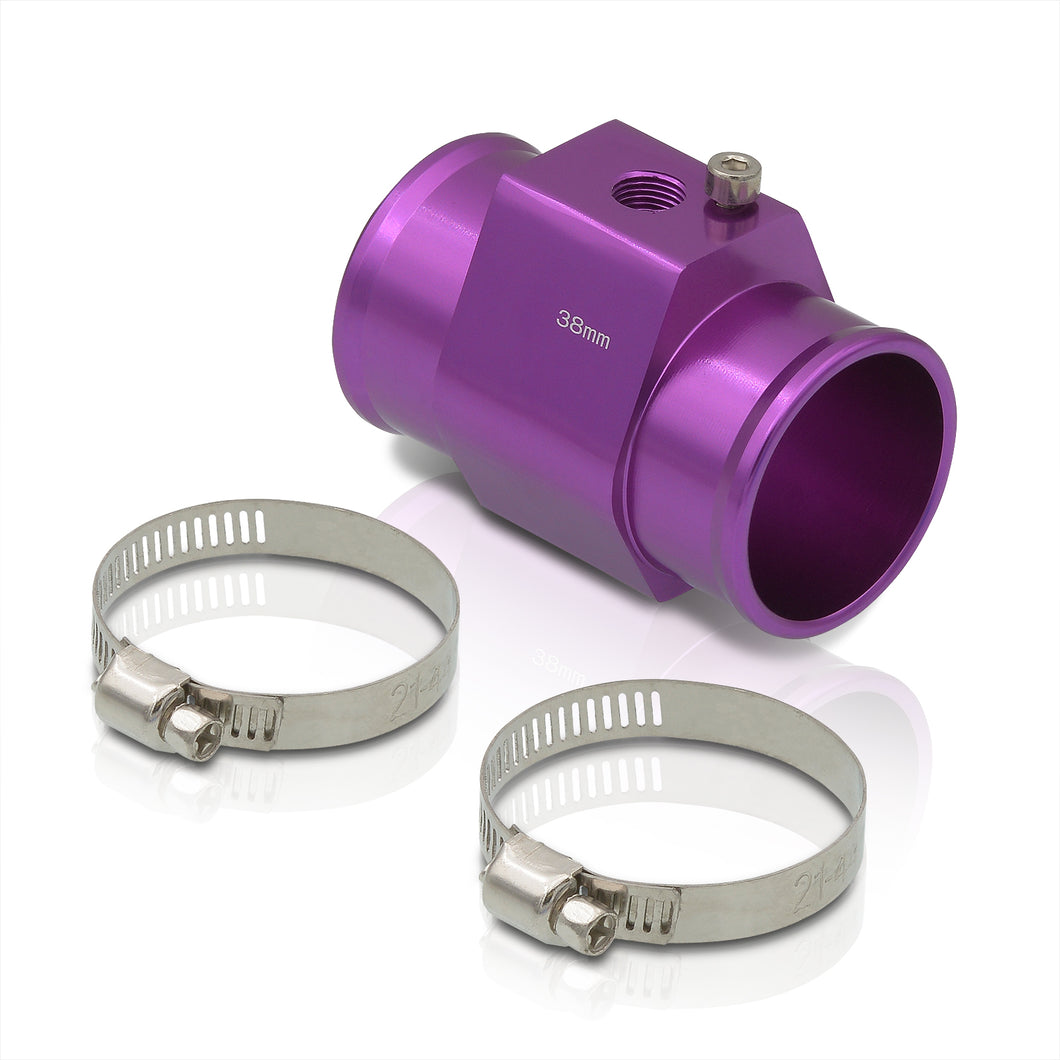 Universal 38mm Radiator Hose Temperature Sender Purple