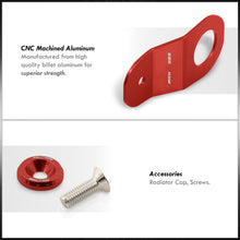 Load image into Gallery viewer, Acura Integra 1994-2001 / Honda Civic 1996-2000 / S2000 2000-2009 Aluminum Radiator Stay Red