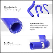 Load image into Gallery viewer, Honda Civic 1992-2000 D-Series D15 D16 SOHC Silicone Radiator & Heater Hoses Set Blue