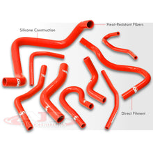 Load image into Gallery viewer, Honda Civic 1992-2000 D-Series D15 D16 SOHC Silicone Radiator & Heater Hoses Set Red