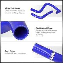 Load image into Gallery viewer, Acura Integra 1990-2001 / Honda Civic 1992-2000 / CRX 1988-1991 / Del Sol 1993-1997 B-Series B16 B18 Silicone Radiator Hoses Blue