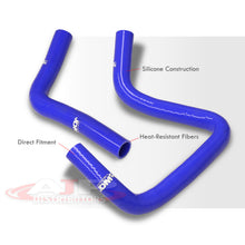 Load image into Gallery viewer, Acura Integra 1990-2001 / Honda Civic 1992-2000 / CRX 1988-1991 / Del Sol 1993-1997 B-Series B16 B18 Silicone Radiator Hoses Blue