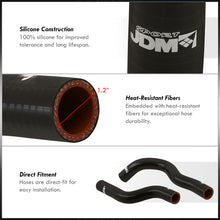 Load image into Gallery viewer, Honda Fit 1.5L 2008-2013 Silicone Radiator Hoses Black