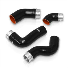 Load image into Gallery viewer, VW Golf MK5 FSi 2.0T 2006-2009 Silicone Intercooler Hoses Black