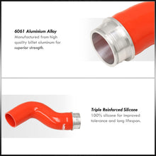Load image into Gallery viewer, VW Golf MK5 FSi 2.0T 2006-2009 Silicone Intercooler Hoses Red