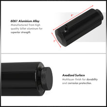 Load image into Gallery viewer, Universal 8" Cylinder 800ML Radiator Tank Black
