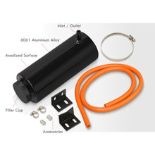 Load image into Gallery viewer, Universal 8" Cylinder 800ML Radiator Tank Black