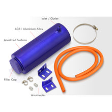 Load image into Gallery viewer, Universal 8" Cylinder 800ML Radiator Tank Blue