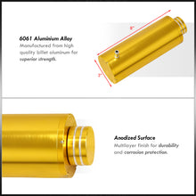 Load image into Gallery viewer, Universal 8" Cylinder 800ML Radiator Tank Gold