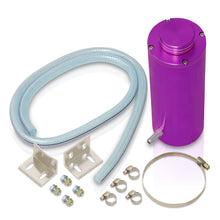 Load image into Gallery viewer, Universal 8" Cylinder 800ML Radiator Tank Purple with Polished Ring Cap