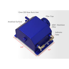 Load image into Gallery viewer, Universal 1L Radiator Coolant Overflow Tank Blue