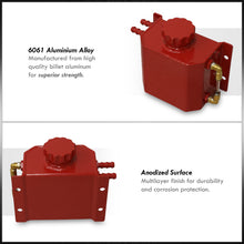 Load image into Gallery viewer, Universal 1L Radiator Coolant Overflow Tank Red