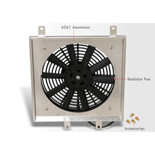 Load image into Gallery viewer, Honda Civic 1992-2000 M/T Aluminum Radiator Single Fan Shroud