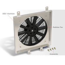 Load image into Gallery viewer, Honda Civic 1992-2000 A/T Aluminum Radiator Single Fan Shroud