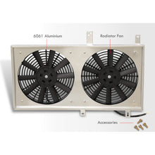 Load image into Gallery viewer, Acura Integra 1994-2001 M/T Aluminum Radiator Dual Fan Shroud