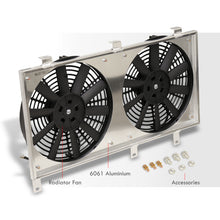 Load image into Gallery viewer, Mazda RX7 FD3S 1993-1997 M/T Aluminum Radiator Dual Fan Shroud