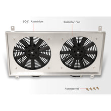 Load image into Gallery viewer, Mitsubishi 3000GT 1991-1999 / Dodge Stealth 1991-1999 M/T Aluminum Radiator Dual Fan Shroud