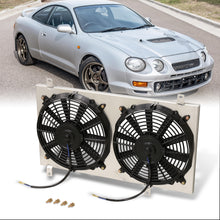 Load image into Gallery viewer, Toyota Celica GT4 1994-1999 M/T Aluminum Radiator Dual Fan Shroud