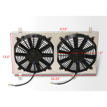 Load image into Gallery viewer, Toyota Celica GT4 1994-1999 M/T Aluminum Radiator Dual Fan Shroud