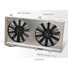 Load image into Gallery viewer, Subaru WRX STI 2002-2007 M/T Aluminum Radiator Dual Fan Shroud