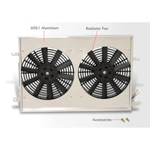 Load image into Gallery viewer, Scion TC 2005-2010 M/T Aluminum Radiator Dual Fan Shroud