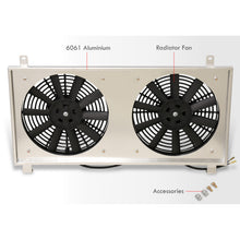 Load image into Gallery viewer, Acura RSX DC5 K20 2002-2006 M/T Aluminum Radiator Dual Fan Shroud